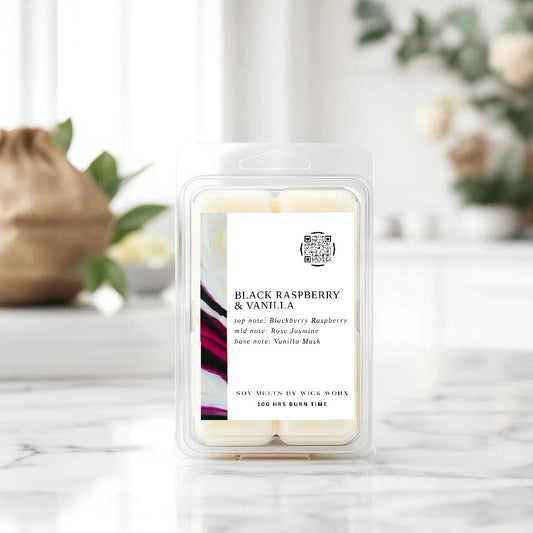 BLACK RASPBERRY & VANILLA - 75G WAX MELTS
