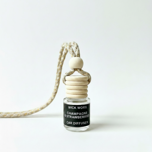 Champagne & Strawberries Car Diffuser