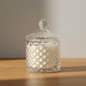 Clear Geo Candle