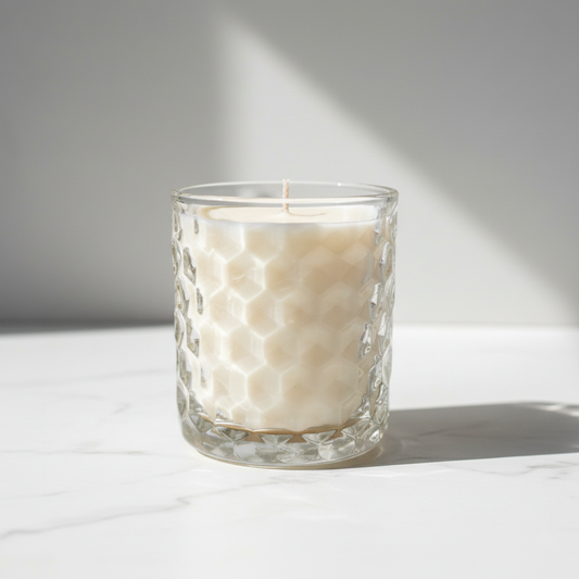 Crystal Cut Glass Candle Product Shot