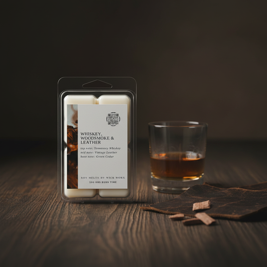 Whiskey Woodsmoke & Leather Wax Melts