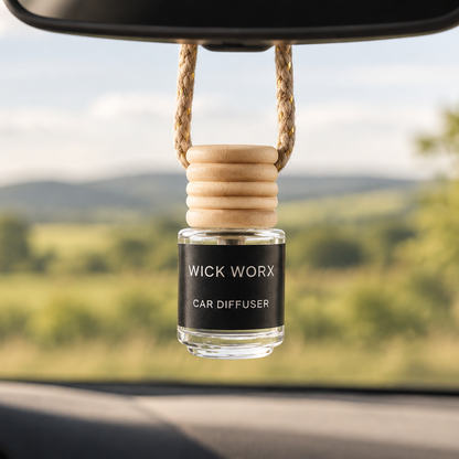 WICK WORX car diffuser collection lifestyle image